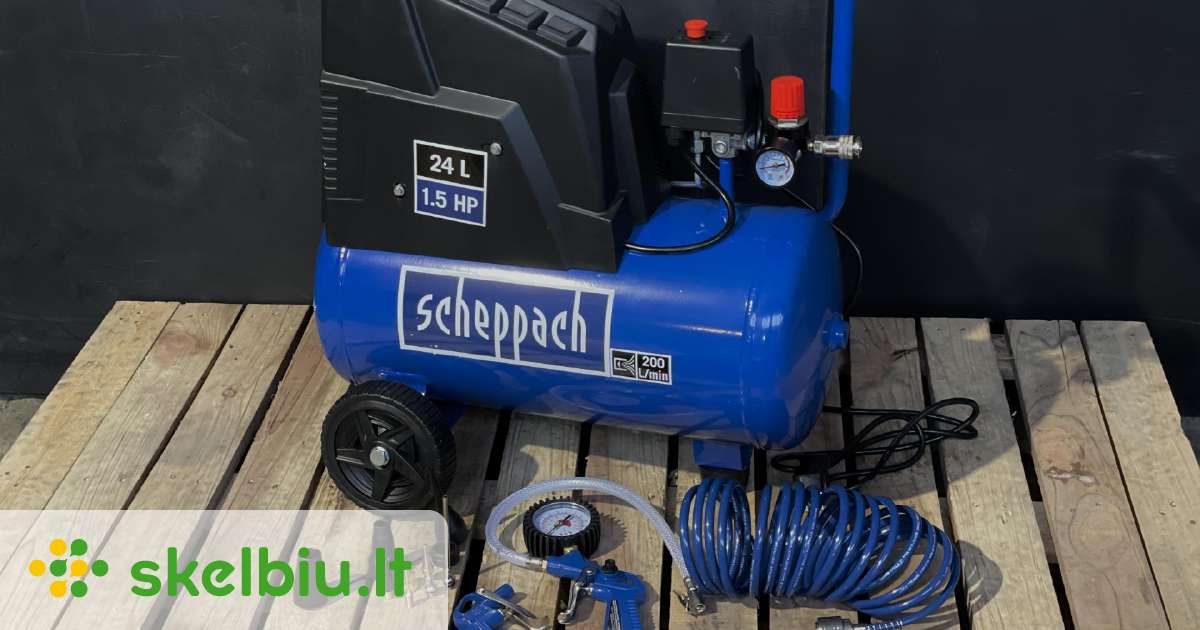 Betepalinis Oro Kompresorius 24l Scheppach Hc30ox Skelbiu Lt