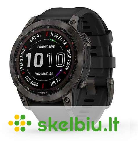 Garmin Fenix 7 Sapphire Solar Edition 47mm Skelbiu Lt