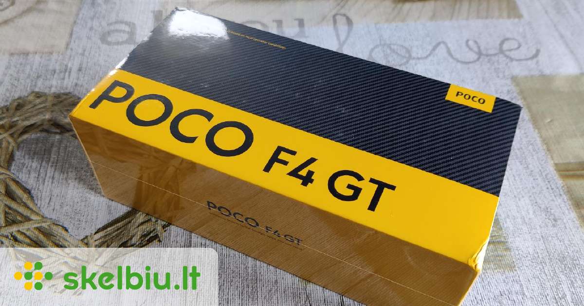 Xiaomi Poco F4 Gt 8 GB RAM 128 GB Rom Skelbiu Lt