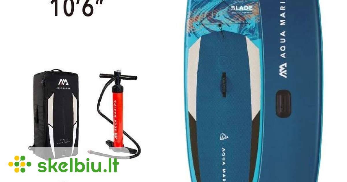 Sup Aqua Marina Blade X X Bt Bl Skelbiu Lt