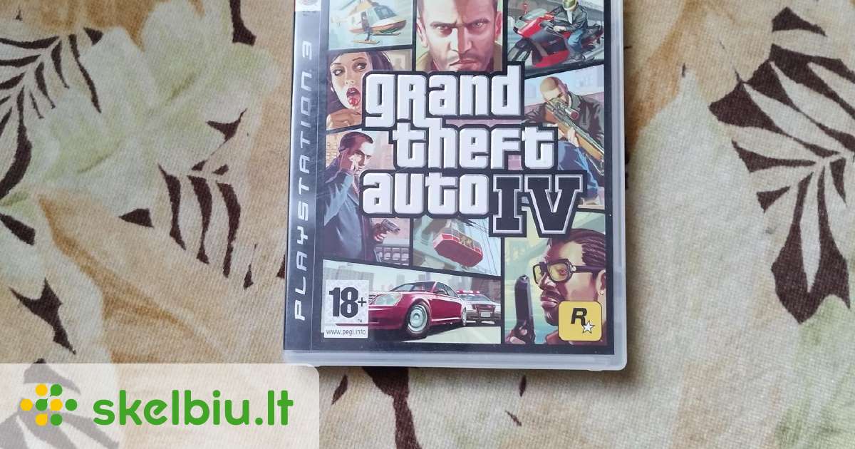 Parduodamas Orginalus Gta Iv Aidim Diskas Skelbiu Lt