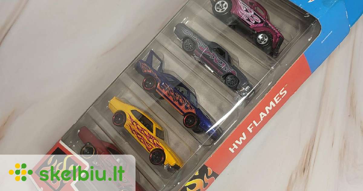 Hot Wheels Hw Flames Vnt Rinkinys Skelbiu Lt