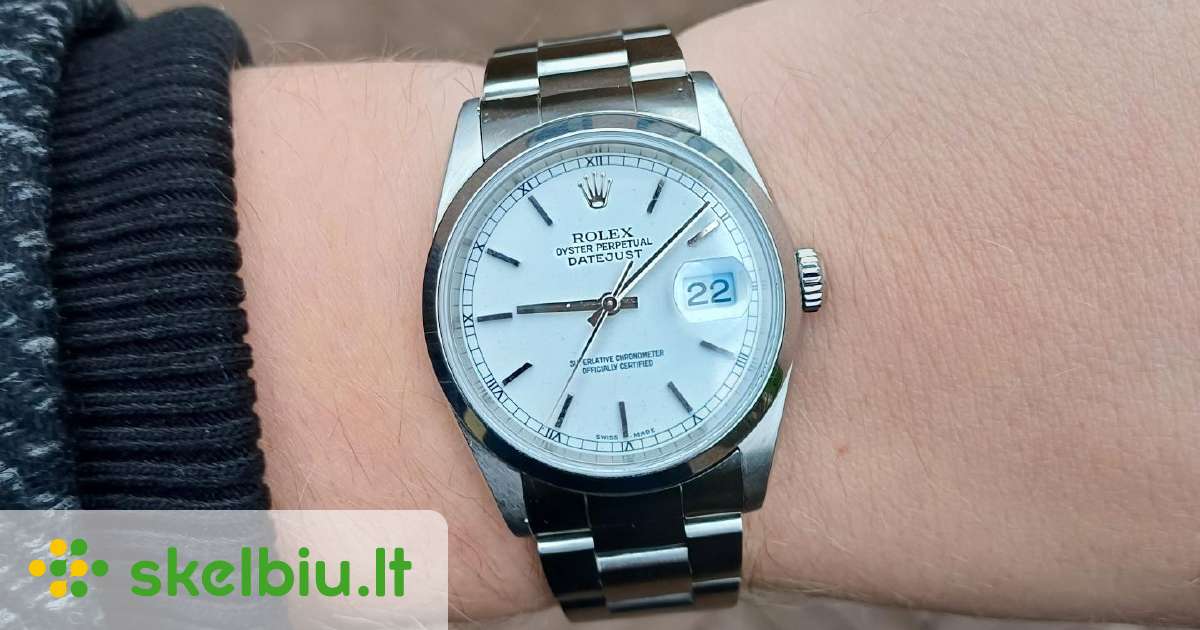 Rolex Datejust Mm Laikrodis Skelbiu Lt