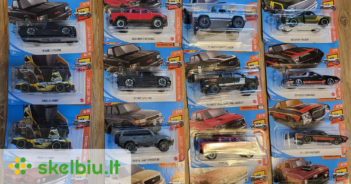 Hot Wheels Hw Hot Trucks Modeliukai Skelbiu Lt