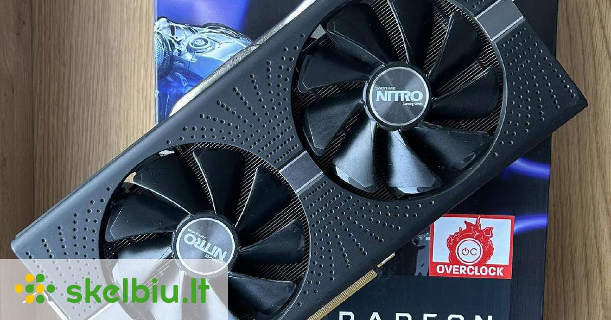 Vaizdo plokštė Sapphire Nitro Rx 580 8gb Skelbiu lt