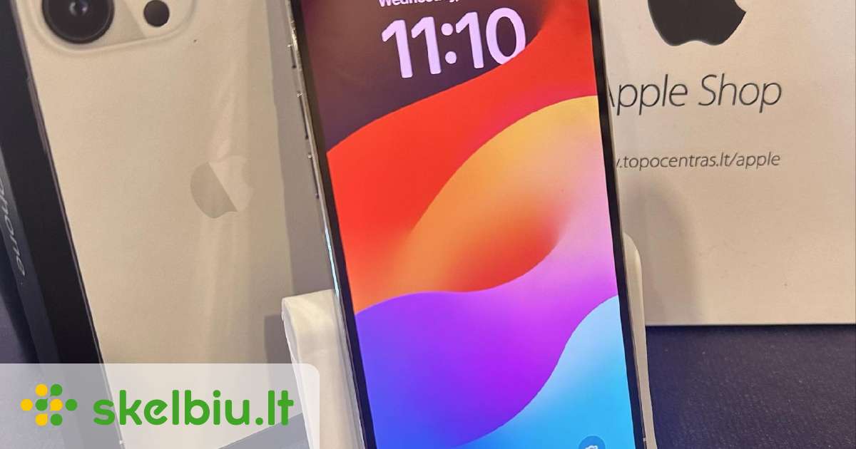 Iphone Pro Max Gb Kaip Naujas Su Garantija Skelbiu Lt