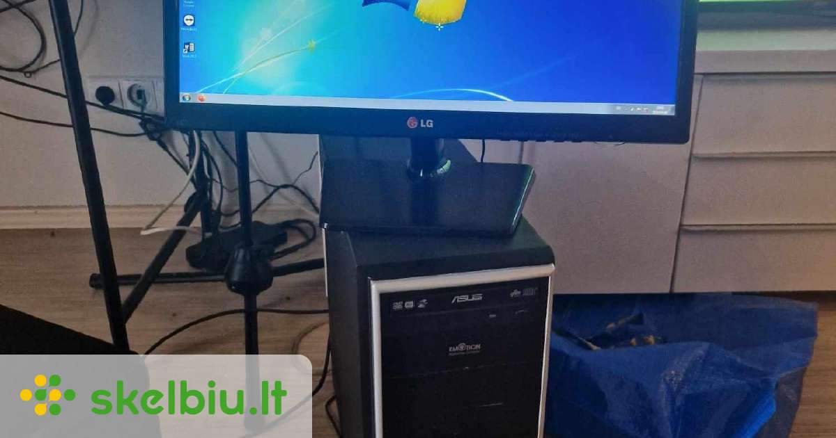 Kompiuteris Asus Su Monitoriumi Skelbiu Lt