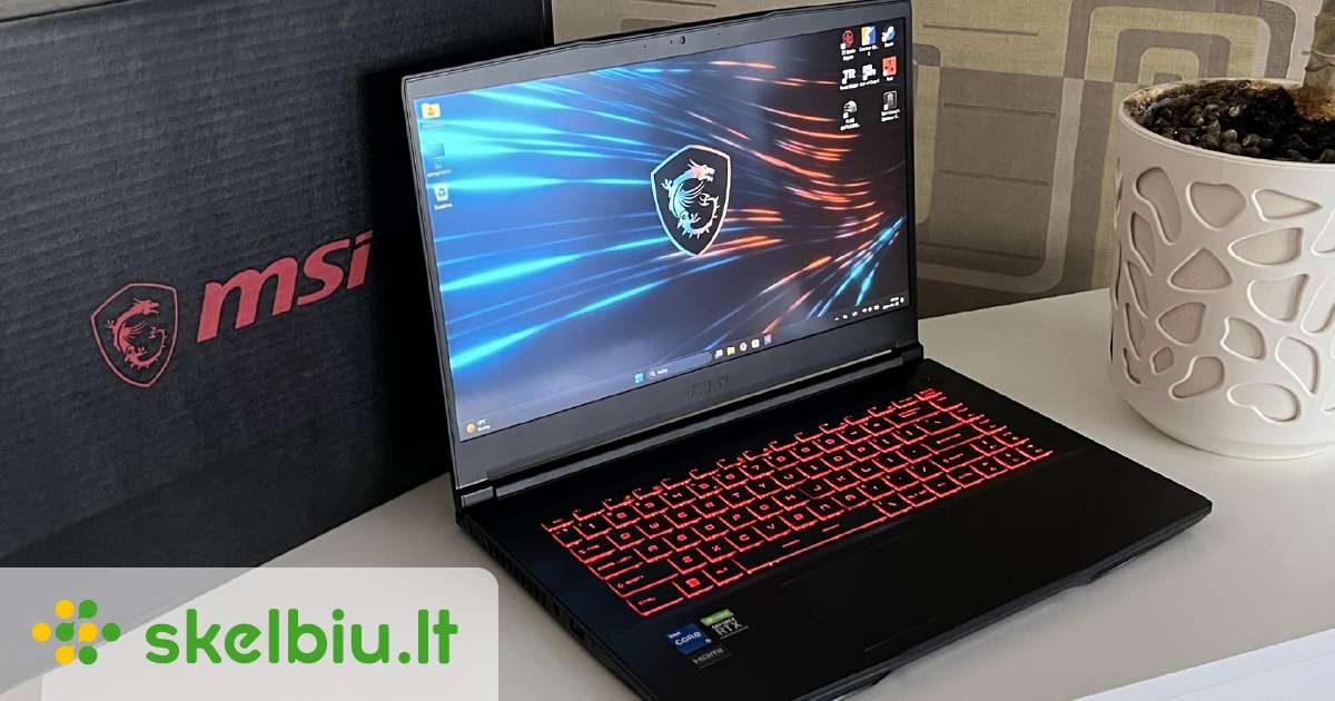 Parduodamas Msi Gf Thin Su Rtx Ti Hz Skelbiu Lt