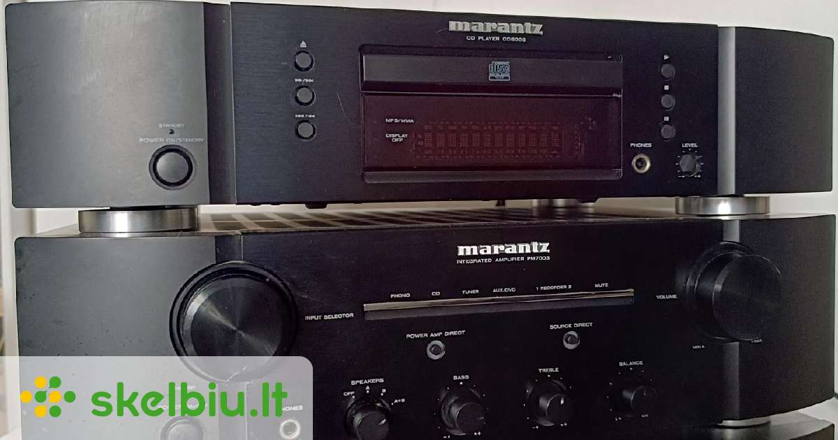 Marantz Komplektas Stiprintuvas Tiuneris Ir CD Skelbiu Lt