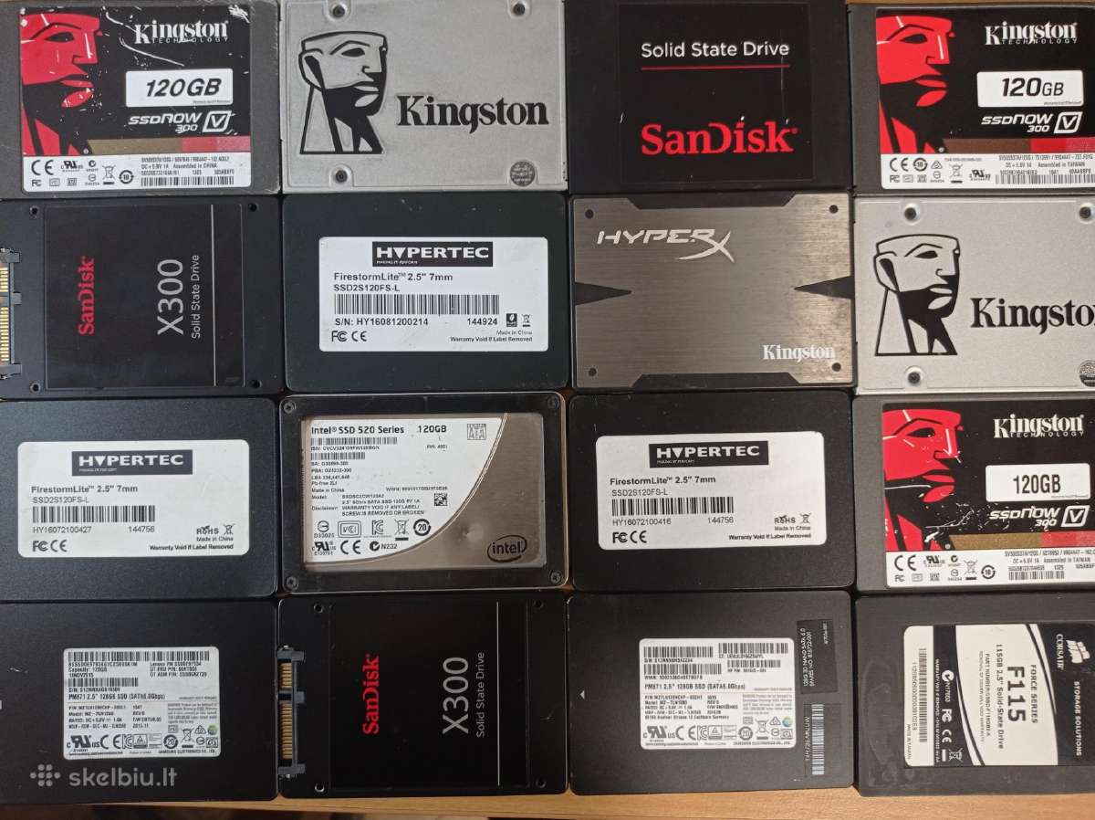 SSD Sata Diskai Nuo 120 Iki 256gb Skelbiu Lt