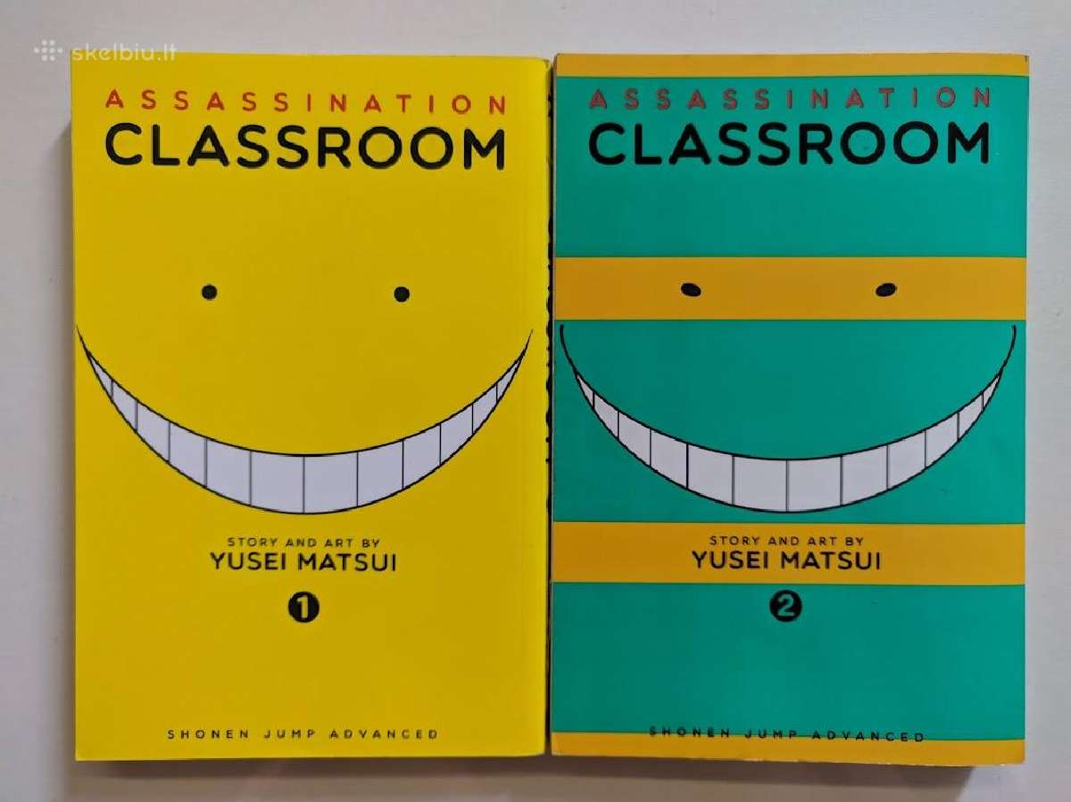 Assassination Classroom Anime Manga Vol 1 2 Skelbiu Lt