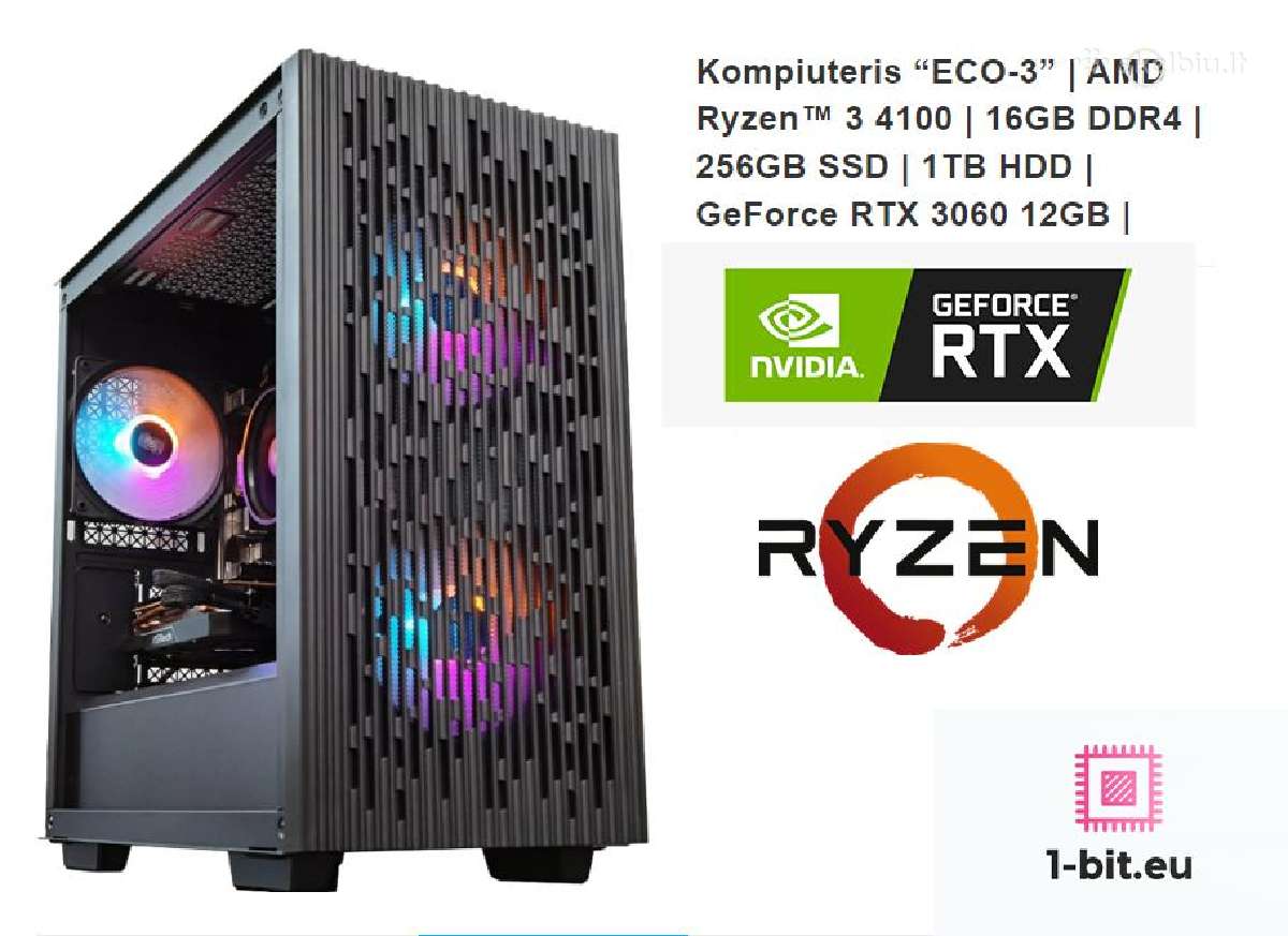 Bit Kompiuteris Rtx Ryzen Skelbiu Lt