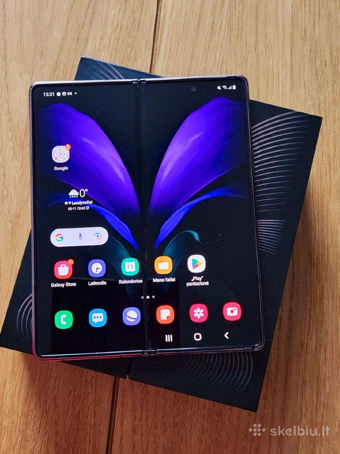 Samsung Galaxy Fold 2 256 GB 5G Mystic Bronze Skelbiu Lt