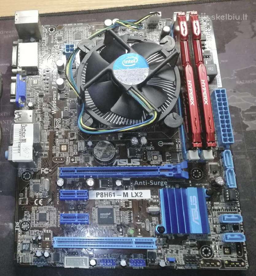 Mobo RAM Cpu Lga1155 Asus I7 8gb Gtx Skelbiu Lt