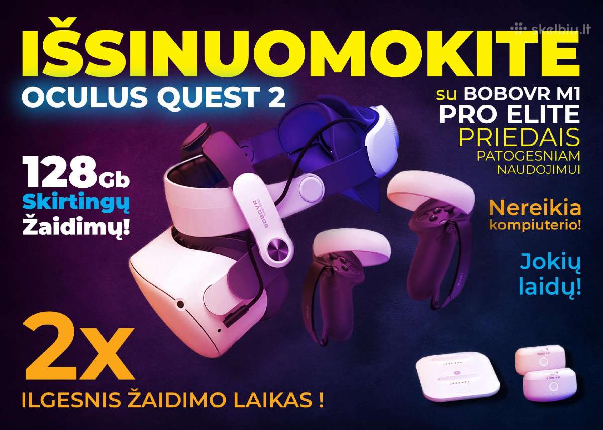 Oculus Quest 2 Ir Oculus Quest 3 Nuoma Skelbiu Lt