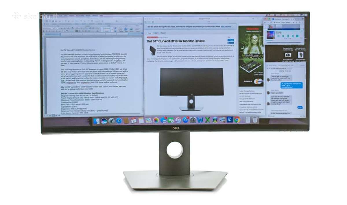 Monitorius Dell Ultrasharp P3418hw 34 Skelbiu Lt