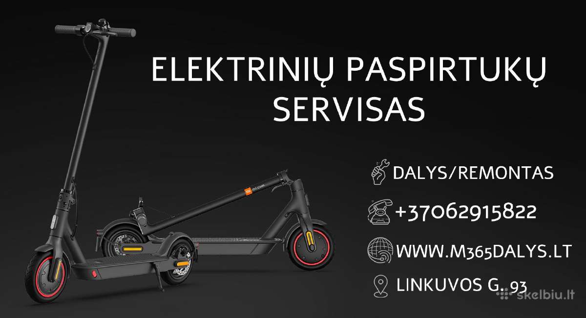 Elektrini Paspirtuk Dalys Remontas Skelbiu Lt