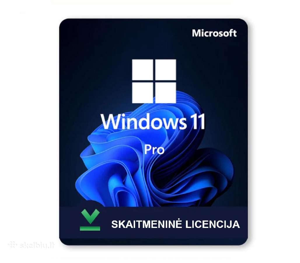 Windows 11 Pro Licencijos Raktas Skelbiu Lt