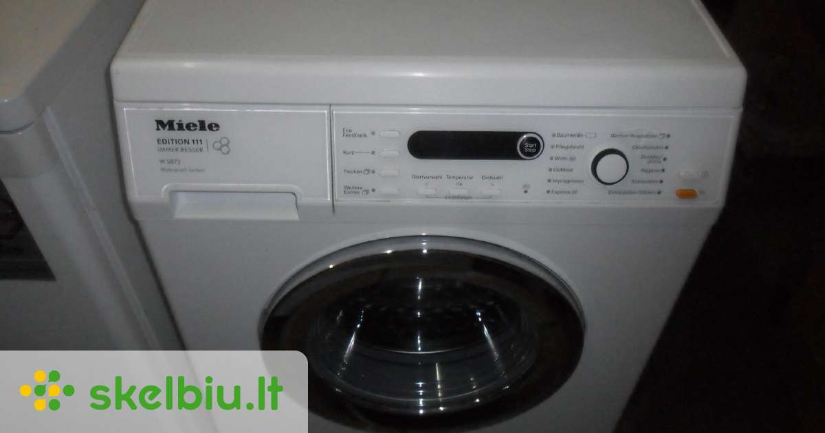 Miele W5873 wps 8kg - Skelbiu.lt