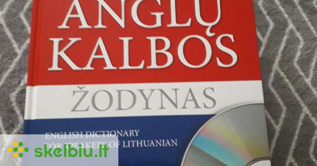 Mokomasis anglų k. žodynas - Skelbiu.lt