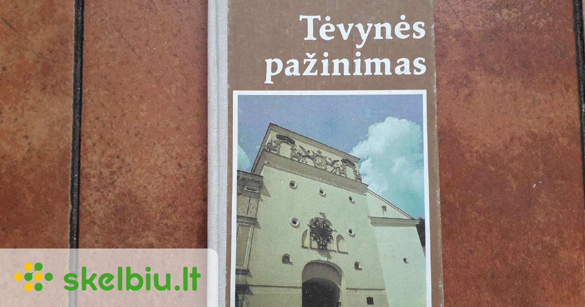 Juozas Jurginis "Tevynės pažinimas" 1989 metai - Skelbiu.lt