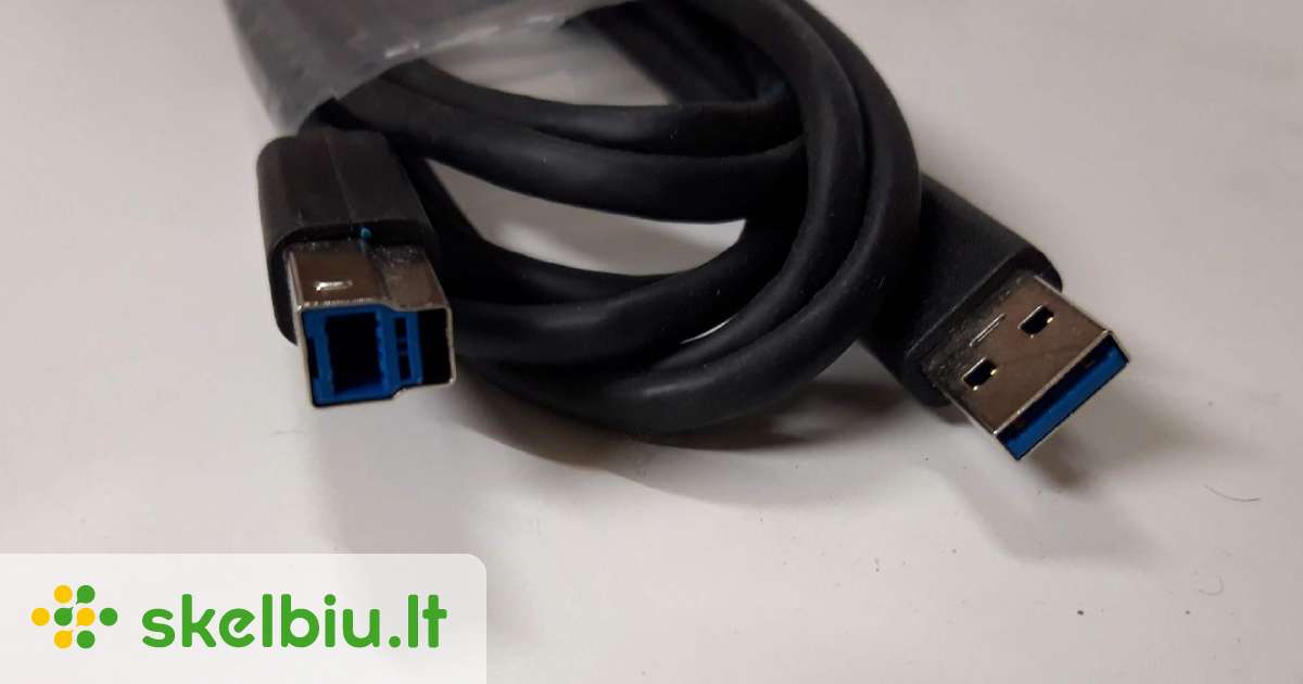 Kabelis Usb Type A to Type B - Skelbiu.lt