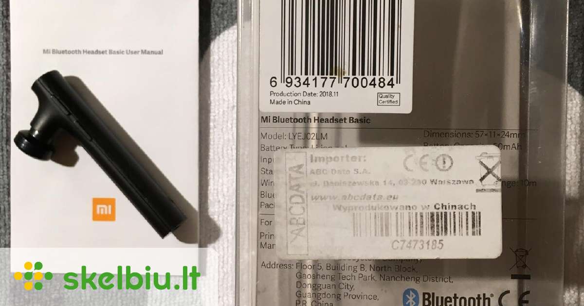 Mi bluetooth 2024 headset basic manual