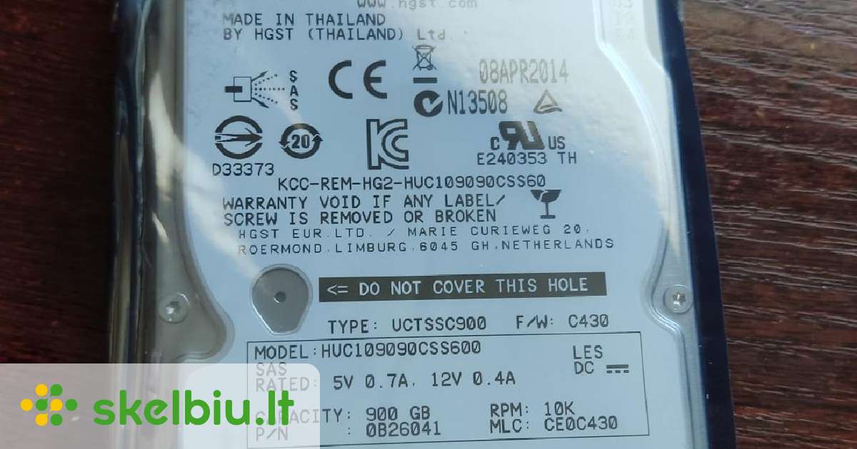 HGST Ultrastar C10 K900 900 GB HDD 10000rpm SAS Installata - Foto 2