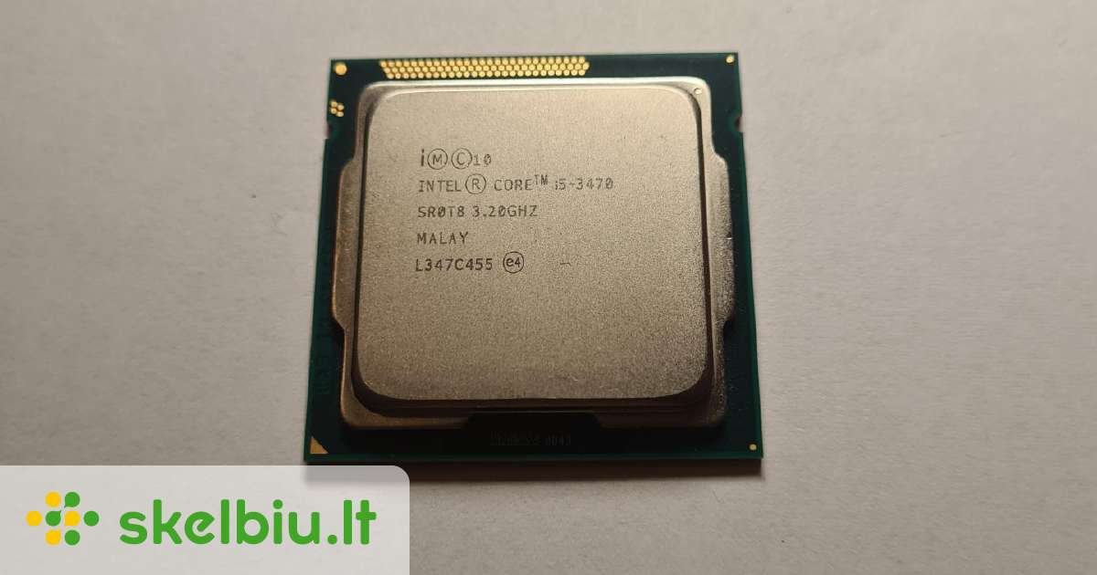 Intel Core I5-3470 procesorius - Skelbiu.lt