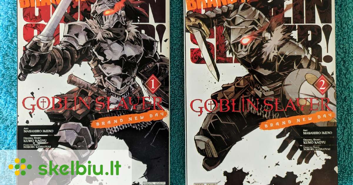Goblin Slayer Brand New Day anime manga Vol1-2 - Skelbiu.lt