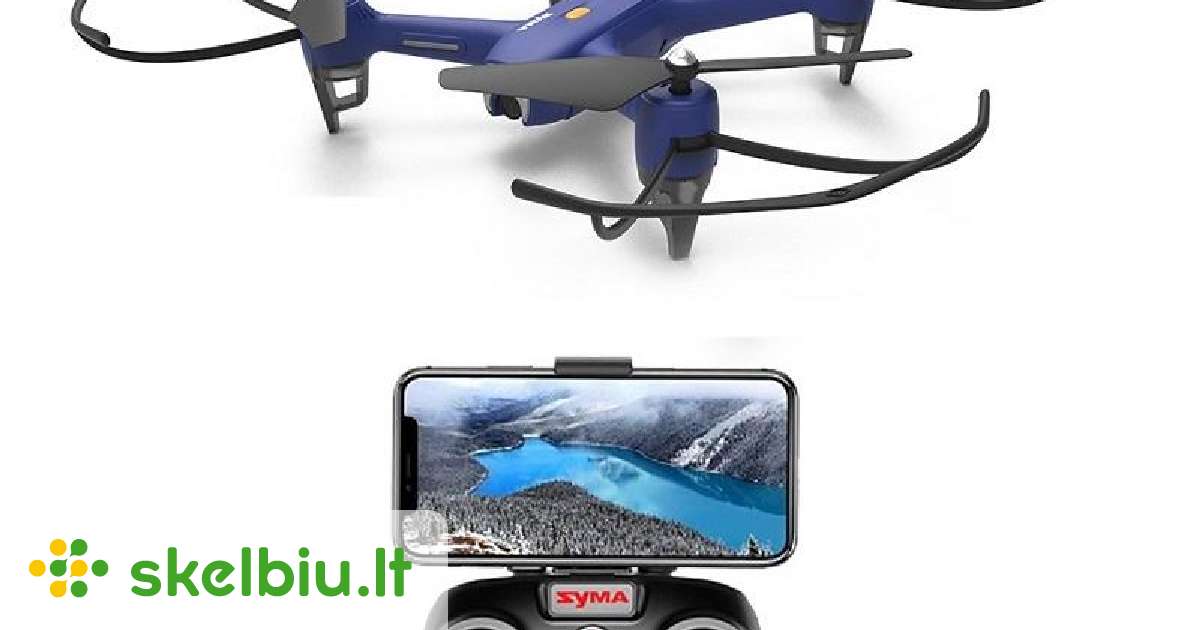 Dronas Syma X Ghz Gps G Kamera Hd Skelbiu Lt