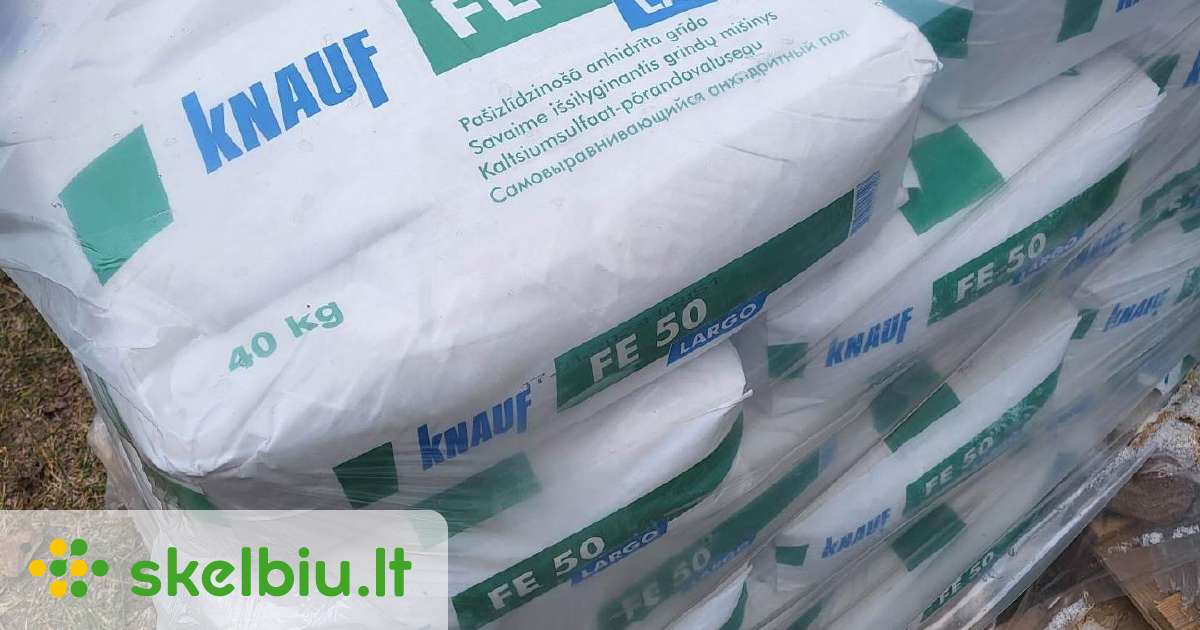 Knauf Fe 50 Largo 40kg - Skelbiu.lt