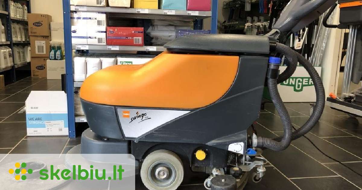 Taski Swingo 450b grindų plovimo valymo mašina - Skelbiu.lt