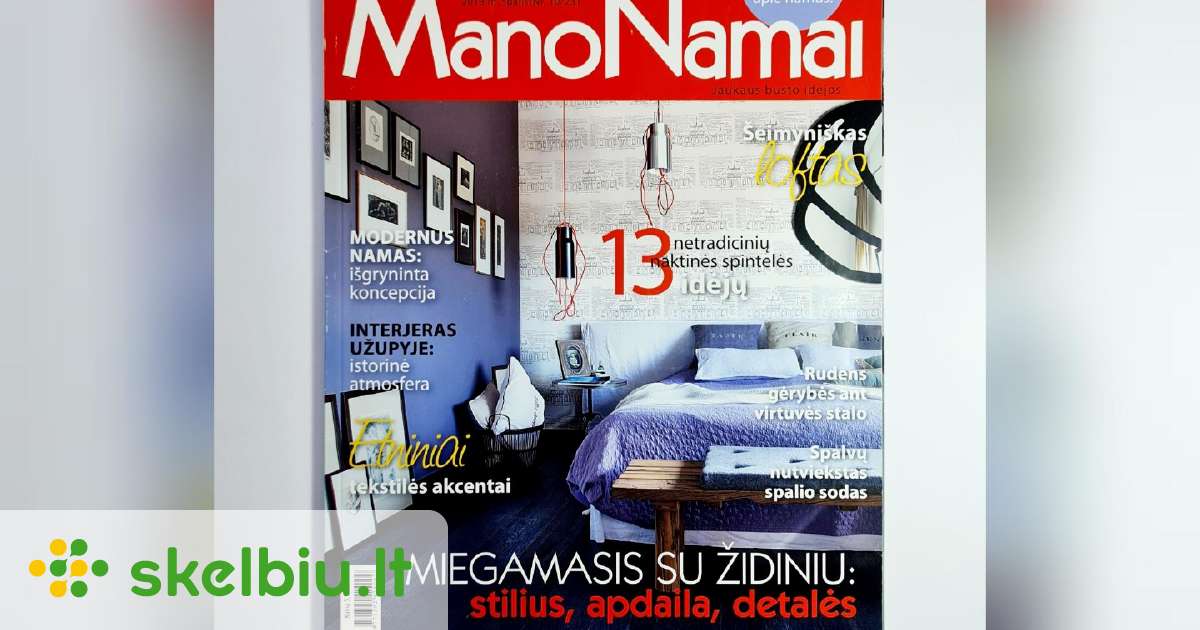 Žurnalas Mano Namai Skelbiu.lt