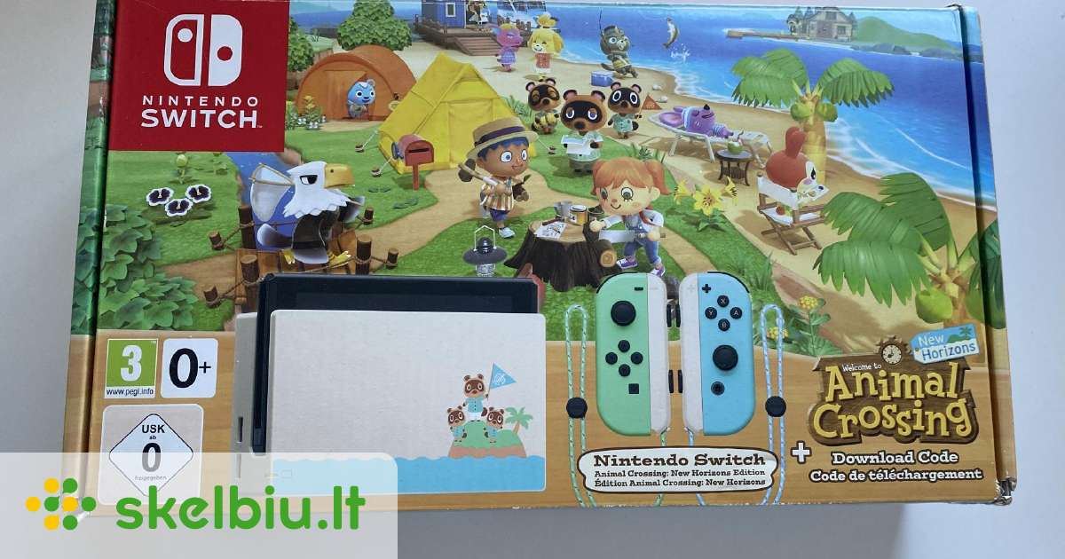 Acnh Nintendo Switch konsolė su žaidimais - Skelbiu.lt