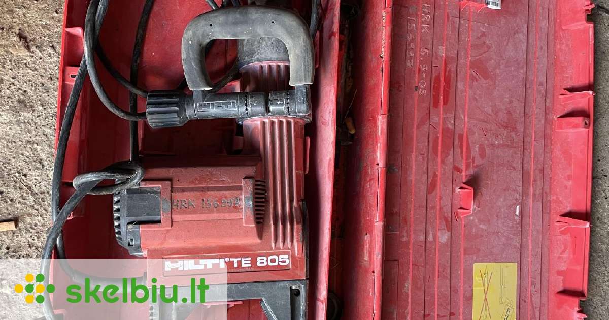 Perforatorius Hilti Te 805 Skelbiu.lt