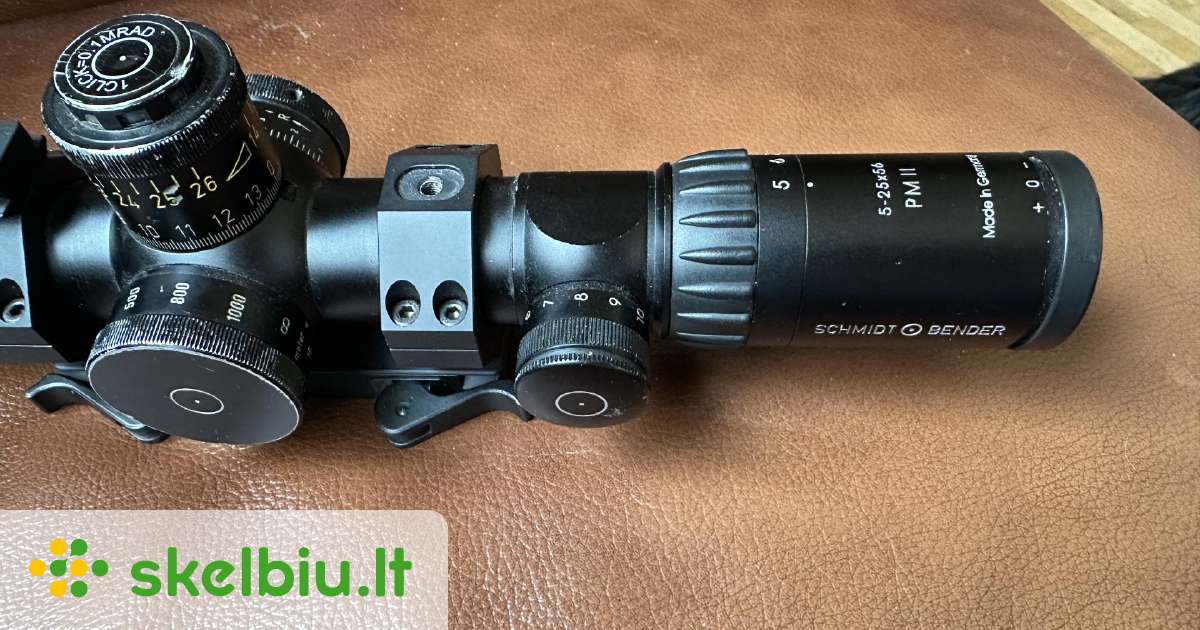 Schmidt & Bender Pmii 5-25x56 - Skelbiu.lt