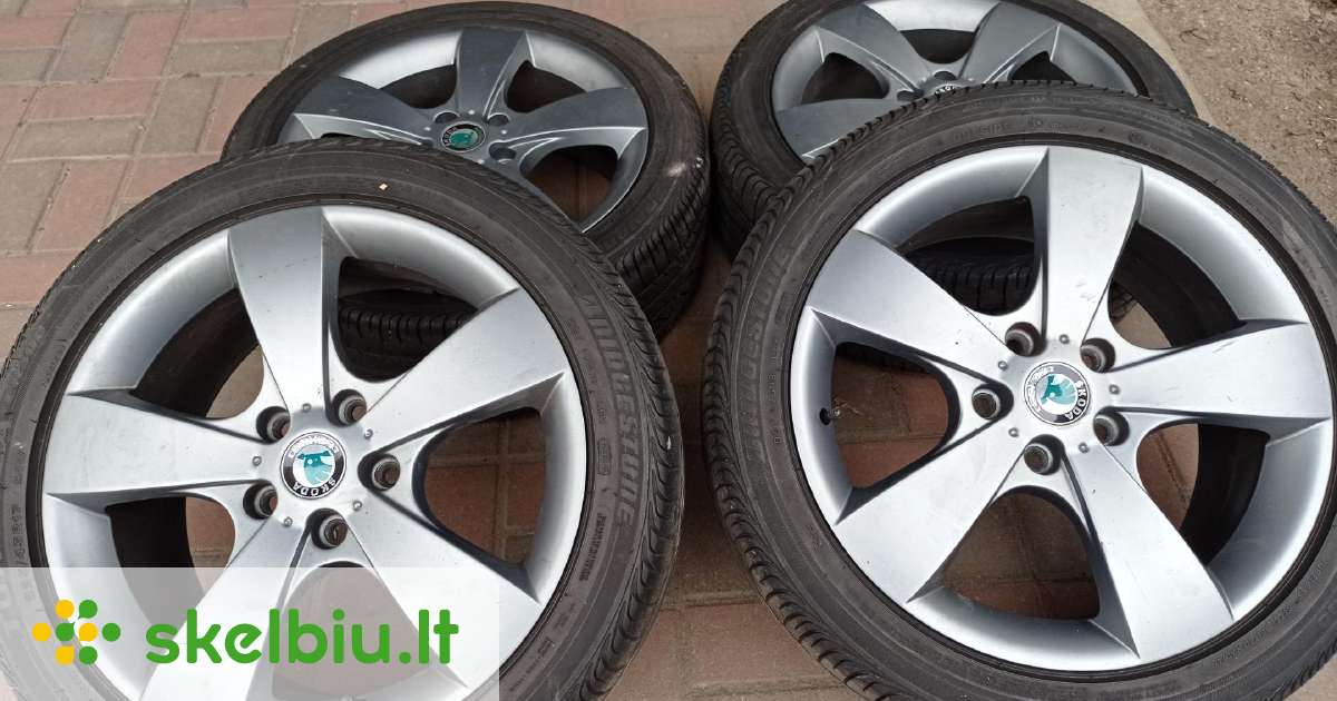 Lieti ratai R17 su padangomis - Skelbiu.lt