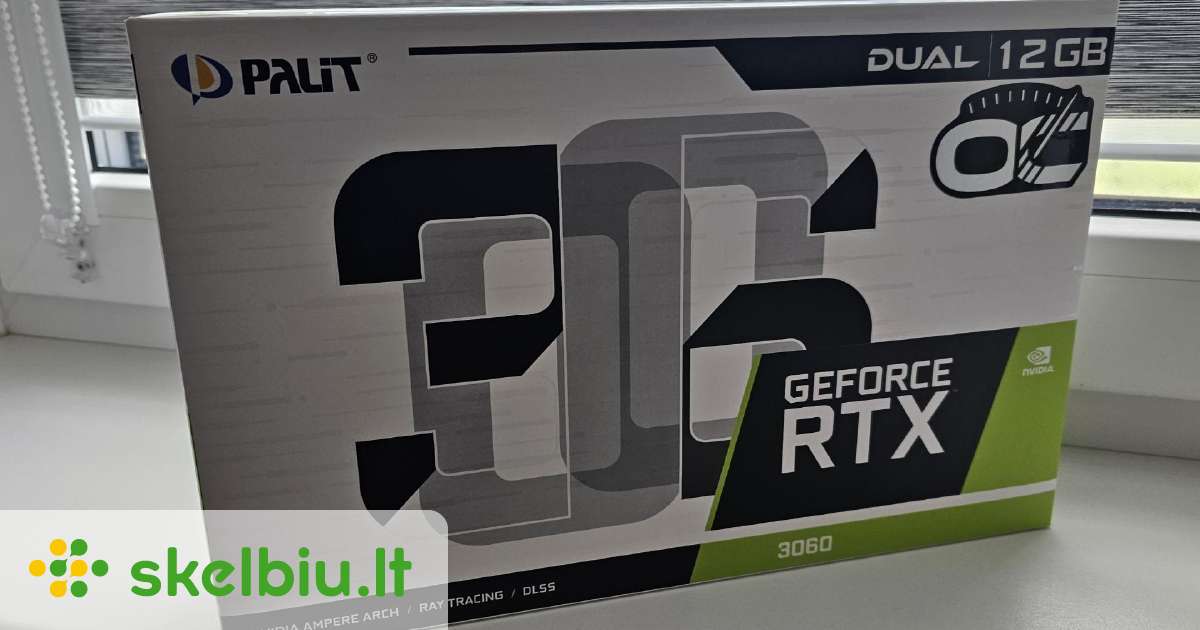 Rtx 3060 Palit Dual 12gb Oc Dlss - Skelbiu.lt