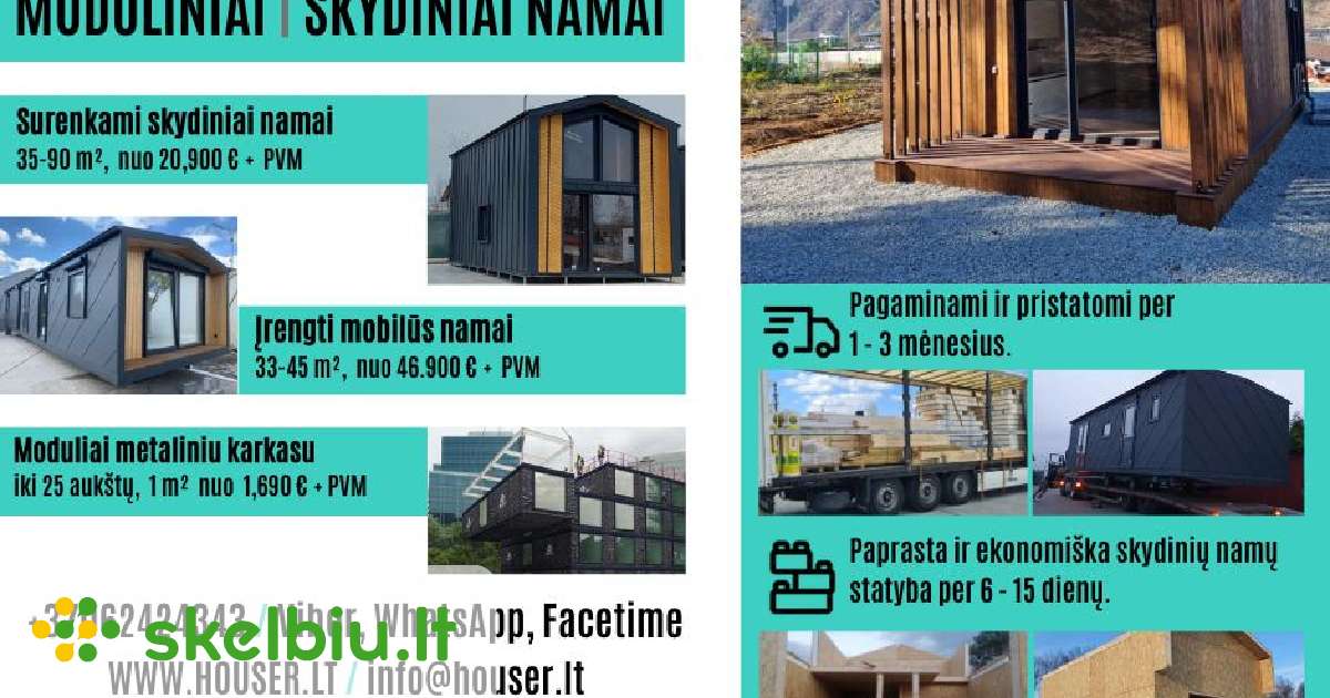 Modulinis namas - Skelbiu.lt