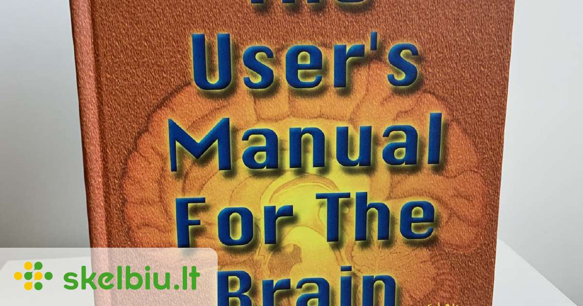 Knyga the users manual for the brain skelbiu lt