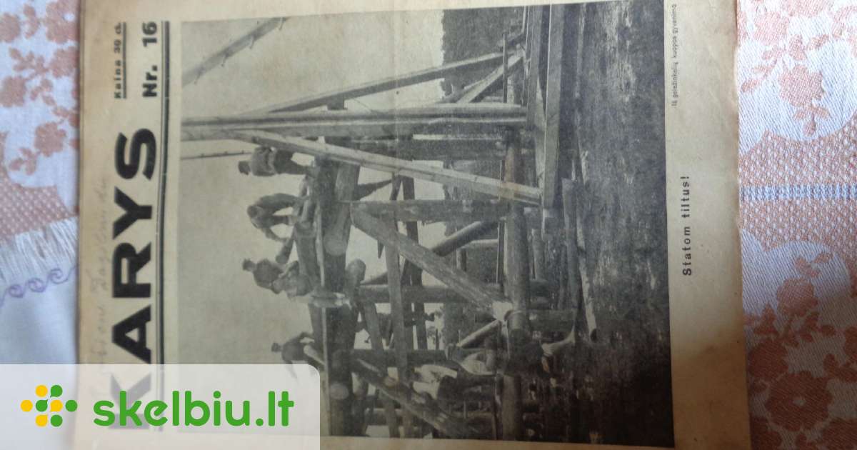 Antikvarinis žurnalas Karys Skelbiu.lt