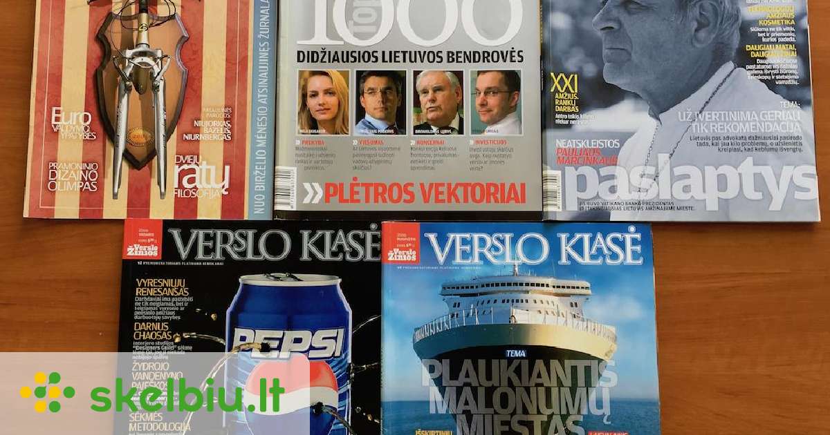 Žurnalai Verslo klasė 20052015 Skelbiu.lt