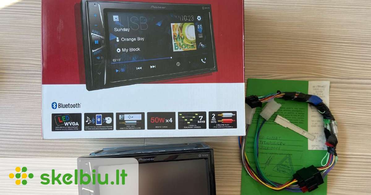 Pioneer Dmh-g220bt, Usb, Aux, Bluetooth - Skelbiu.lt