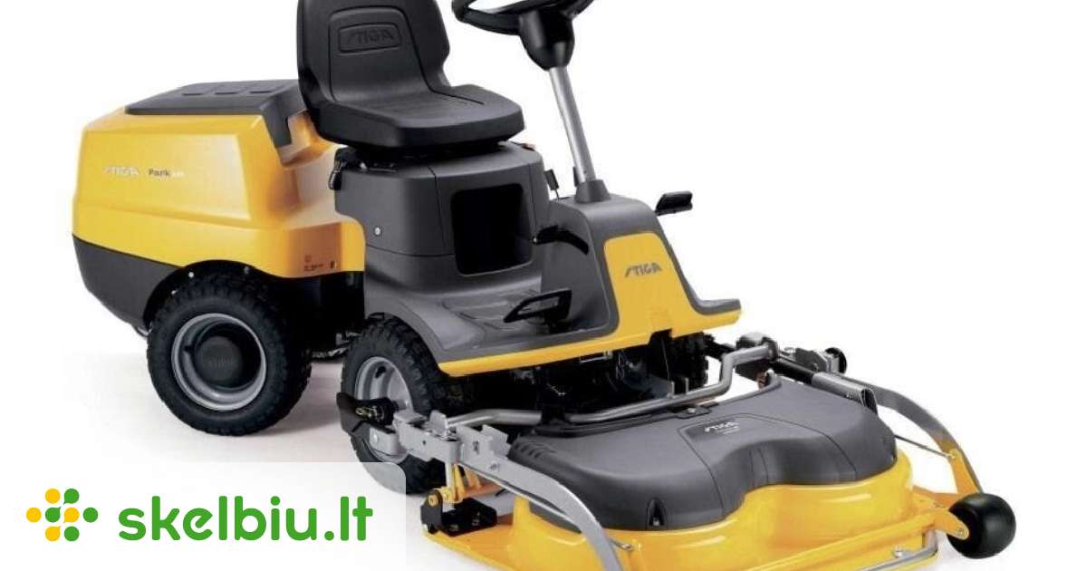 Traktoriukas, žoliapjovė Stiga Park 220 rider - Skelbiu.lt