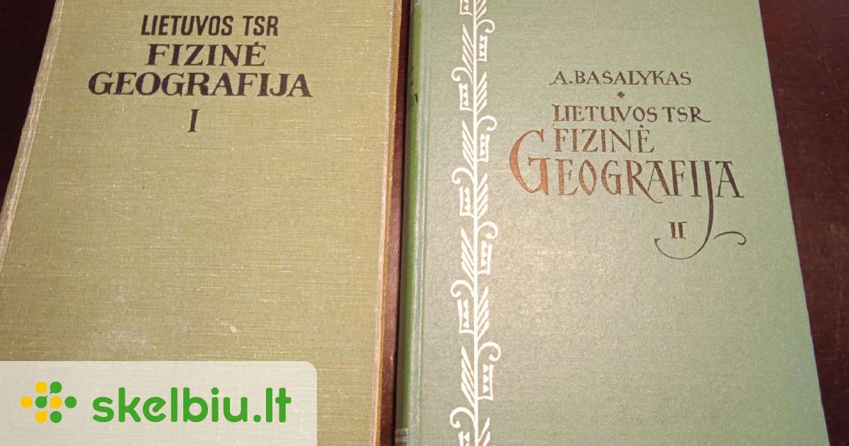 Knygos Lietuvos Tsr Fizine Geografija - Skelbiu.lt