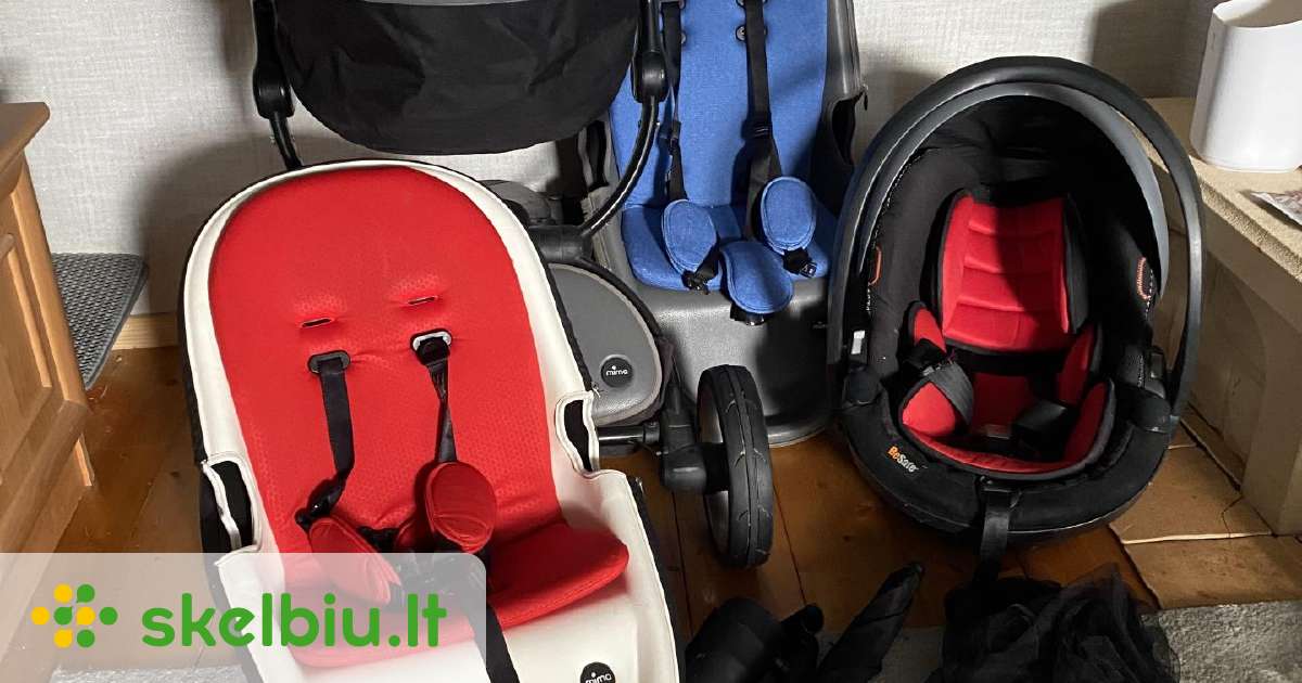 Mima Xari 3 in 1 pilkas vežimėlis - Skelbiu.lt