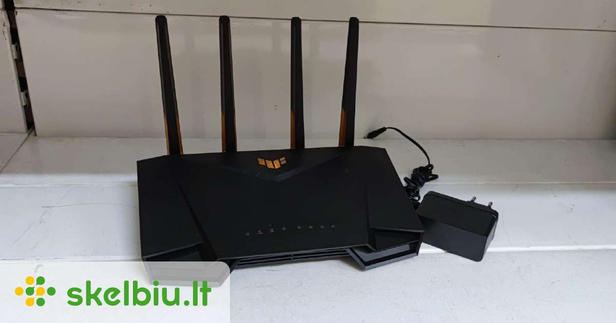 Asus Tuf-gaming Ax3000 V2 Wifi6 Marsrutizatorius - Skelbiu.lt