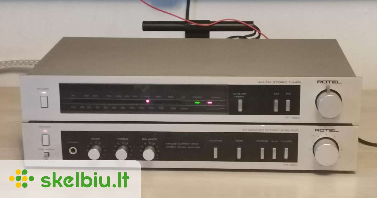 Rotel ra820 ir rt820 - Skelbiu.lt