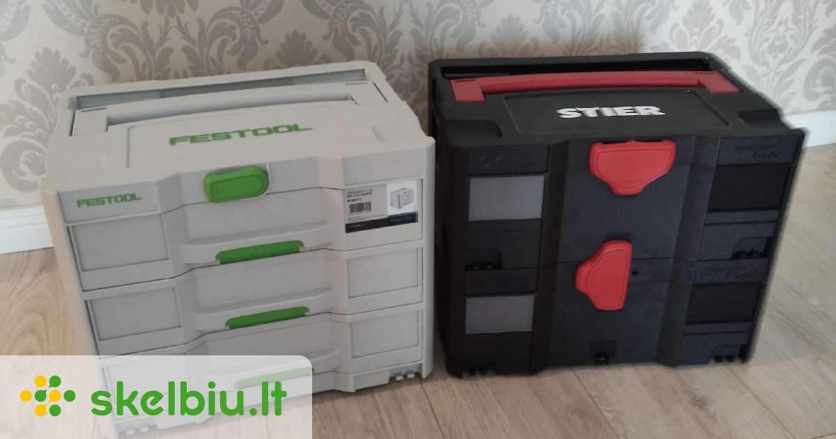 Festool Systainer FESTOOL Sys 4TL-Sort - 3 tiroirs - 200119